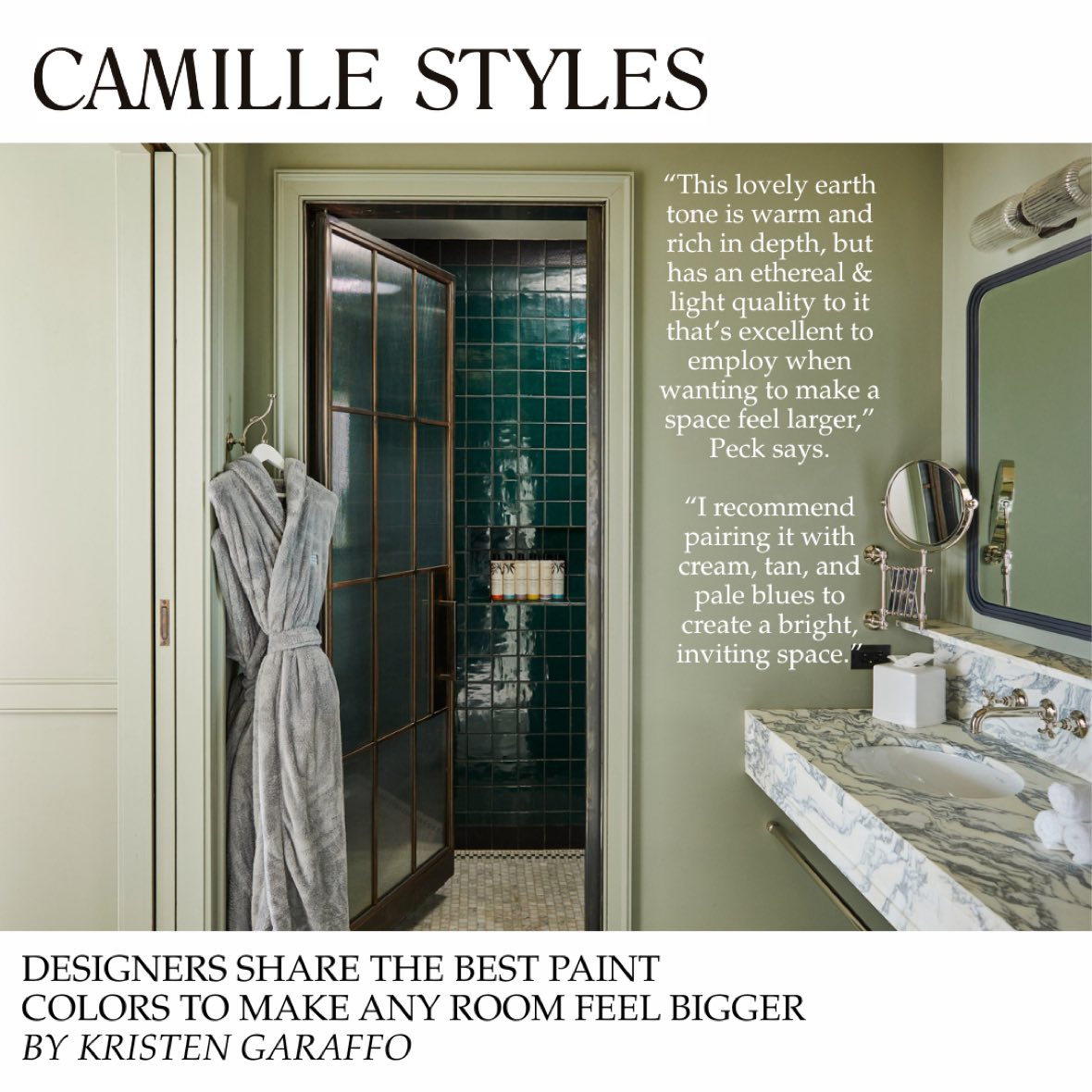 Alexandra Peck Design press feature